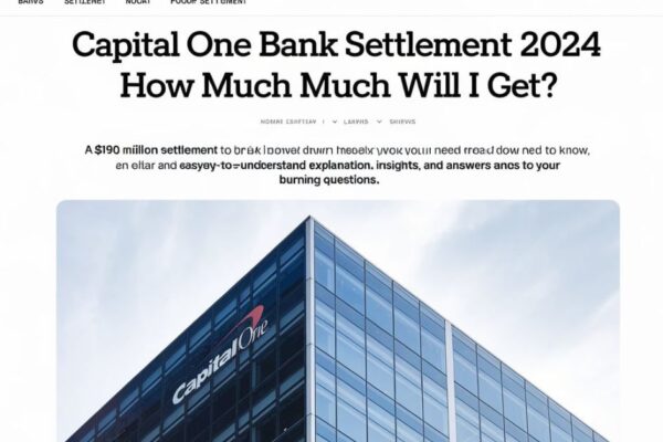 Capital One Bank Settlement 2024